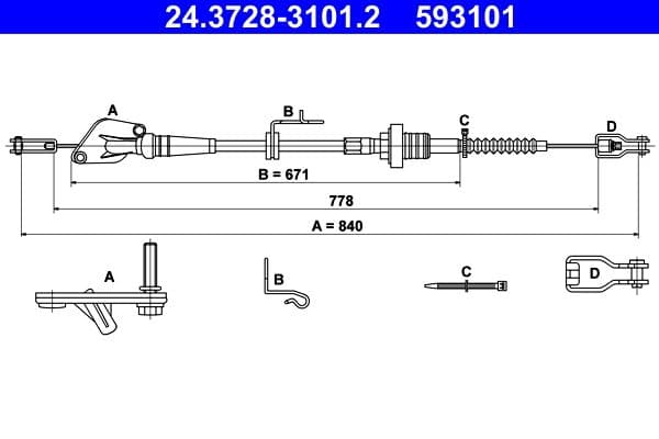 Clutch cable