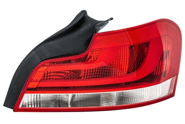 Achterlicht Rechts (H21W/P21W/W16W, kleur van het glas red/wit, anti-fog licht, achteruitrijlicht) past: BMW 1 E82, E88 Beker / Cabriolet 03.07-12.13