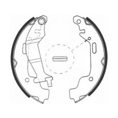 Remschoen past: OPEL AGILA A 1.0/1.2 09.00-12.07