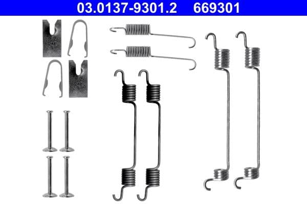 Accessory Kit, brake shoes
