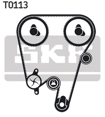 Timing belt set