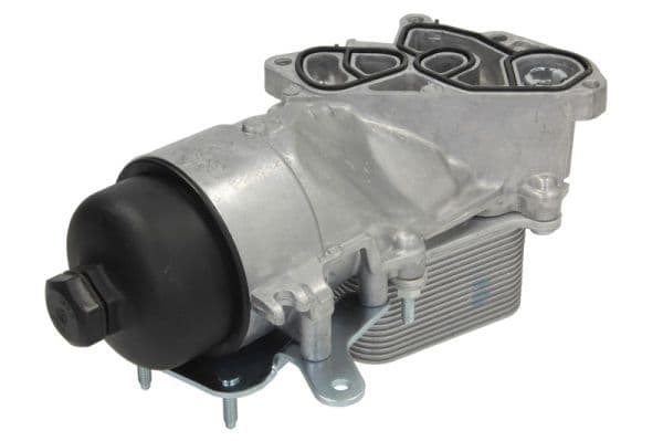 Olie radiator (met filterbehuizing) past: CITROEN BERLINGO, BERLINGO MULTISPACE, C2, C3 I, C3 II, C3 PICASSO, C4 AIRCROSS, C4 CACTUS, C4 GRAND PICASSO I, C4 GRAND PICASSO II, C4 I 1.6D 05.04-