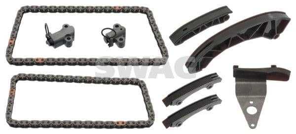 Timingset (ketting + elementen) past: HYUNDAI ACCENT III, ACCENT IV, ELANTRA IV, ELANTRA V, GETZ, I10 I, I20 I, I20 II, I30, I40 I, I40 I CW, IX20, IX35, MATRIX  KIA CARENS III 1.1D-1.7D 07.04-