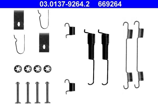 Accessory Kit, brake shoes