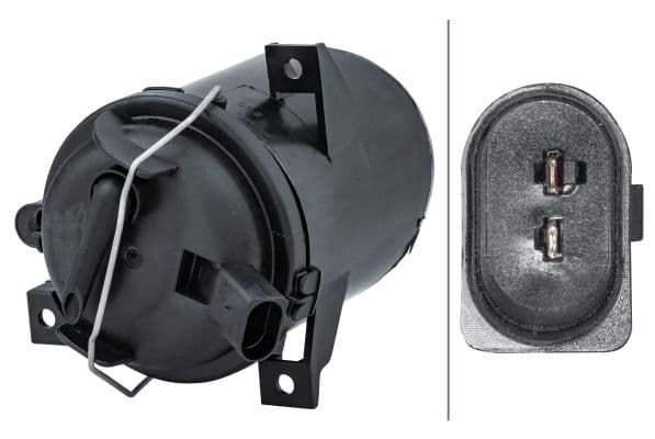 Mistlamp Voor Links (H3) past: VW FOX, POLO IV 9N3 10.03-08.14