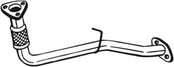 Uitlaatpijp Voor past: LAND ROVER DEFENDER, DISCOVERY II 2.5D 06.98-02.16