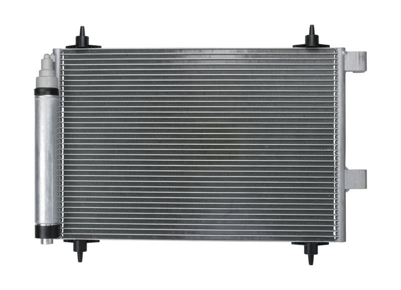 A/C condensator (met droger) past: PEUGEOT 307 1.4-2.0D 08.00-12.09