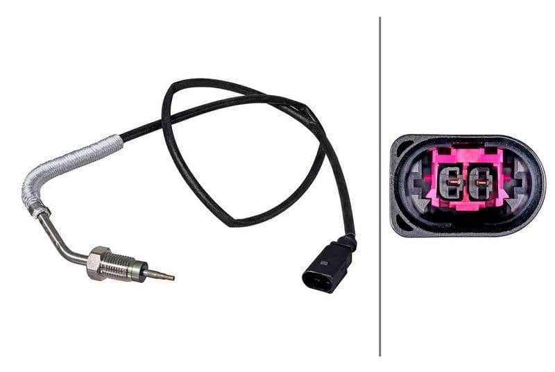 Uitlaatgastemperatuursensor (Voor turbo) past: AUDI A1, A3, Q3, TT  SEAT ALTEA, ALTEA XL, IBIZA IV, IBIZA IV SC, LEON  SKODA OCTAVIA II, RAPID, SUPERB II, YETI  VW BEETLE 0.8DH-2.0D 05.03-
