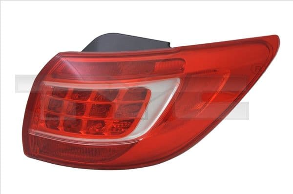 Achterlicht Links (extern, P21/5W, kleur indicator red, kleur van het glas red) past: KIA SPORTAGE III SL Off-road 06.10-12.16
