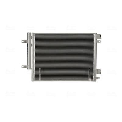 A/C condensator (met droger, (EN) additional fitting elements) past: OPEL KARL 1.0/1.0LPG 01.15-03.19