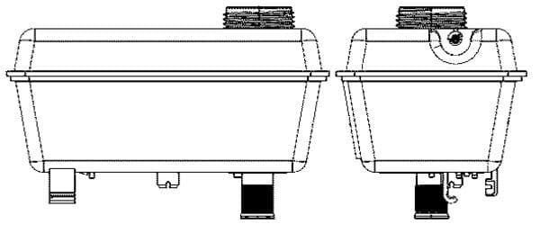 Koelvloeistof expansievat past: VOLVO 740, 940, 940 II, 960, 960 II 08.84-10.98