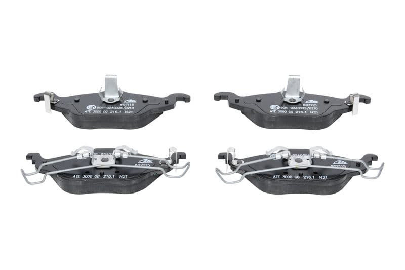 Remblokken set Voor , past: OPEL ASTRA G, ASTRA G CLASSIC, ZAFIRA A 1.2-2.0D 02.98-12.09