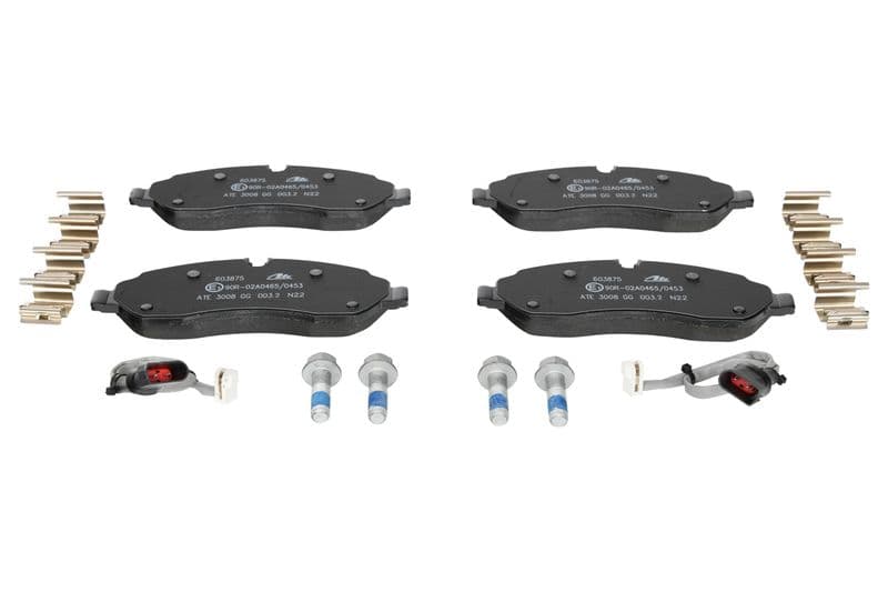 Remblokken set Voor , past: FORD TOURNEO CUSTOM V362, TRANSIT CUSTOM V362, TRANSIT V363  FORD USA TRANSIT-150, TRANSIT-350 1.0H-Electric 09.12-