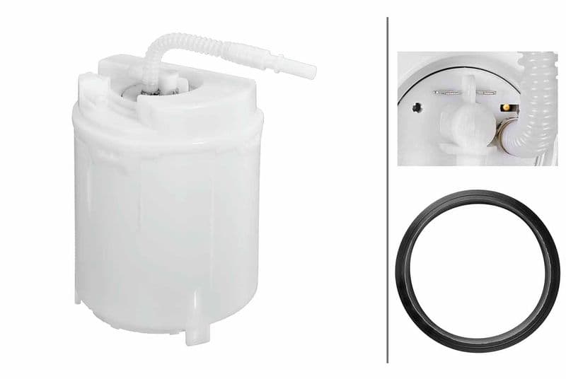 Elektrische brandstofpomp (in huisvesting) past: AUDI A3, A4 ALLROAD B8, A4 B8, A5, TT  SEAT LEON  VW GOLF IV 1.4-4.2 09.96-01.17