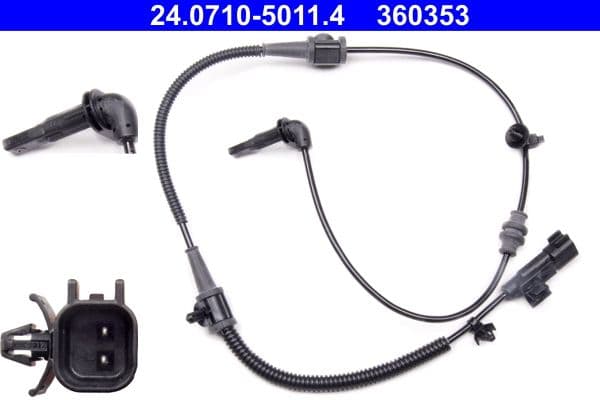 Sensor, wheel speed