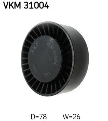 Meervoudige V-snaar spanrol past: AUDI 80 B4, A6 C4, CABRIOLET B3  FORD GALAXY I  SEAT ALHAMBRA, CORDOBA, CORDOBA VARIO, IBIZA II, INCA, TOLEDO I  VW CADDY II, CORRADO 1.6-2.5D 02.88-03.10