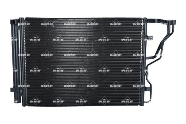 A/C condensator (met droger) past: HYUNDAI I40 I, I40 I CW 1.7D 07.11-05.19