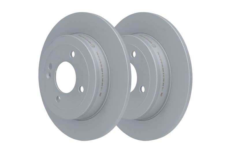 Brake disc Achter Links/Rechts past: HYUNDAI ACCENT IV, ACCENT V, BAYON, I20 ACTIVE, I20 I, I20 II, I20 III, SOLARIS  KIA RIO III, RIO IV, STONIC 1.0-1.6D 09.08-