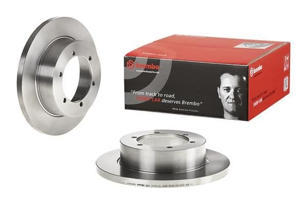 Brake disc Achter Links/Rechts past: NISSAN CABSTAR, CABSTAR E, NT400 CABSTAR  RVI MAXITY 2.0-3.0D 01.82-