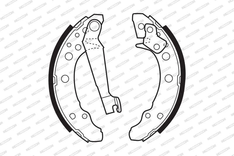 Remschoen past: AUDI 100 C1, 50, 80 B1, 80 B2, A2, COUPE B2  SEAT AROSA, CORDOBA, CORDOBA VARIO, IBIZA II, TOLEDO I  VW DERBY, GOLF I, GOLF II, GOLF III, JETTA I 0.8-Electric 11.68-08.05