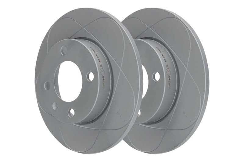Brake disc, 1pcs, ATE PowerDisc, vol, Cut, Voor   Links/Rechts, buitendiameter 239 mm, dikte 10 mm, past: AUDI 80 B1, 80 B2  SEAT CORDOBA, CORDOBA VARIO, IBIZA II 1.0-2.0 05.72-12.02