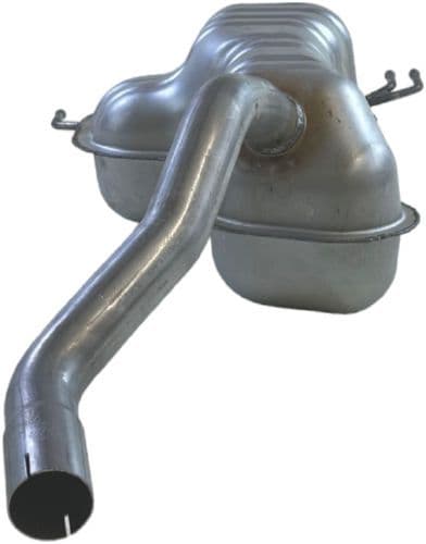 Uitlaatsysteem achterste geluiddemper past: FIAT DOBLO, DOBLO CARGO  OPEL COMBO, COMBO TOUR 1.6D/2.0D 01.10-