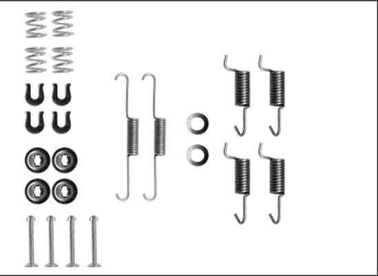 Accessory Kit, parking brake shoes