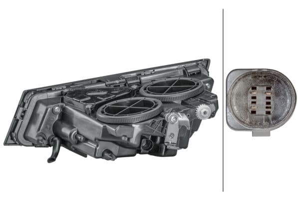Mistlamp Rechts (H3/H7) 24V past: VOLVO FH, FM, FM II 09.05-