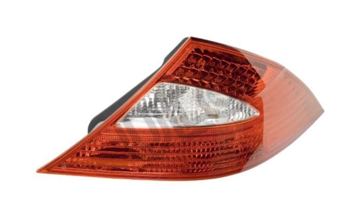 Achterlicht Rechts (LED, kleur indicator geel/transparant, kleur van het glas red) past: MERCEDES CLS C219 Beker 10.04-12.10