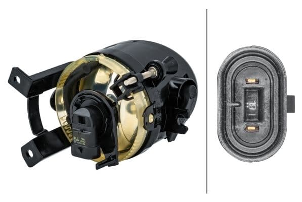 Mistlamp Voor Links (HB4, RS/SCOUT) past: SKODA OCTAVIA II 11.08-06.13