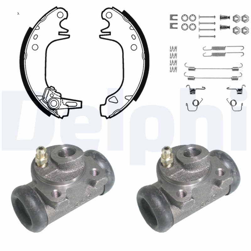 Brake shoe set