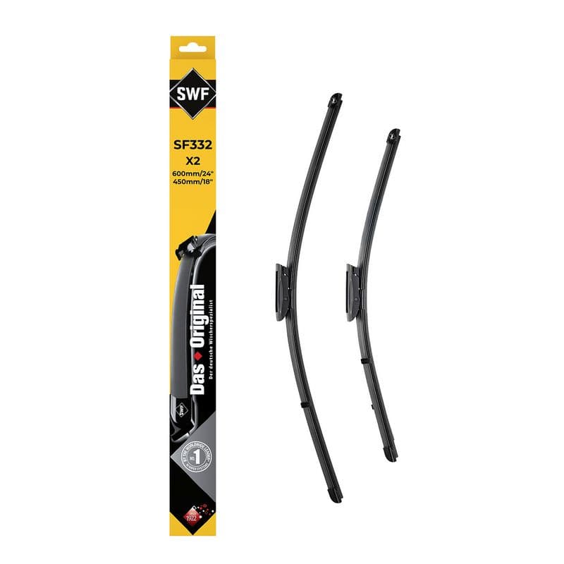 Wisserblad voegloos Voor met spoiler (2pcs) Visioflex 600/450mm past: RENAULT MEGANE II, MEGANE IV, TALISMAN 09.02-