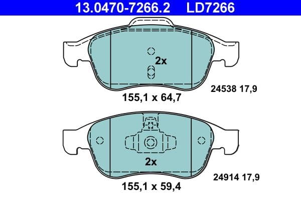 Brake Pad Set, disc brake