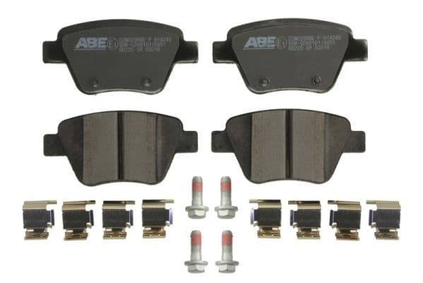Remblokken set Achter , past: AUDI A1, A3  SEAT ALTEA, ALTEA XL, LEON  SKODA OCTAVIA II, OCTAVIA III, SUPERB II, YETI  VW BEETLE, CADDY III, EOS, GOLF PLUS V 1.0-3.6 02.03-12.20