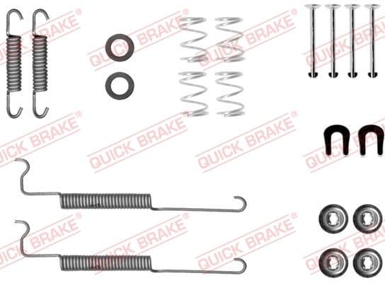 Accessory Kit, brake shoes