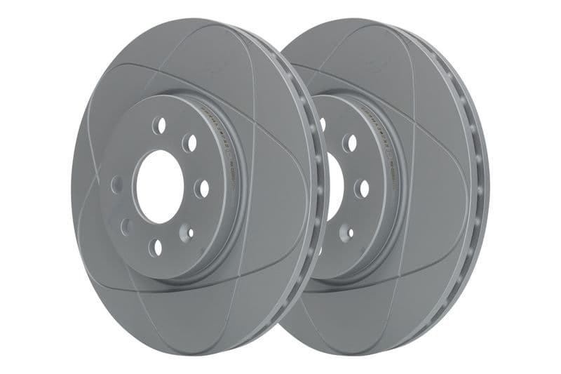 Brake disc, 1pcs, ATE PowerDisc, Geventileerd, Cut, Voor   Links/Rechts, buitendiameter 280 mm, dikte 25 mm, past: OPEL ASTRA H, ASTRA H CLASSIC, ASTRA H GTC 1.2-2.0 01.04-