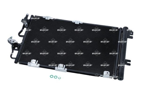 A/C condensator (met droger) past: OPEL ASTRA H, ASTRA H CLASSIC, ASTRA H GTC, ZAFIRA B 1.2-2.2 01.04-