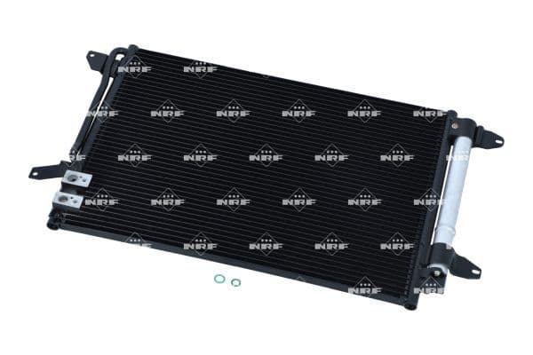 A/C condensator (met droger) past: VW BEETLE, JETTA IV 1.2-2.5 04.10-07.19