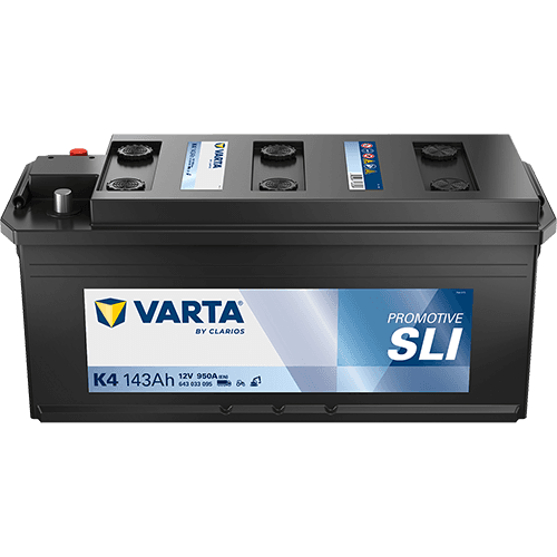 Batterij 12V 143Ah/950A (EN) PROMOTIVE SLI (L+) 514x218x210 B03 - montageflens 10,5 mm (Beginnen)