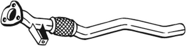 Uitlaatpijp midden past: AUDI A4 B6 1.6 11.00-12.04