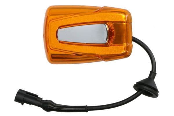 Controlelampje, zijkant Links/Rechts (kleur van het glas: oranje, LED)
