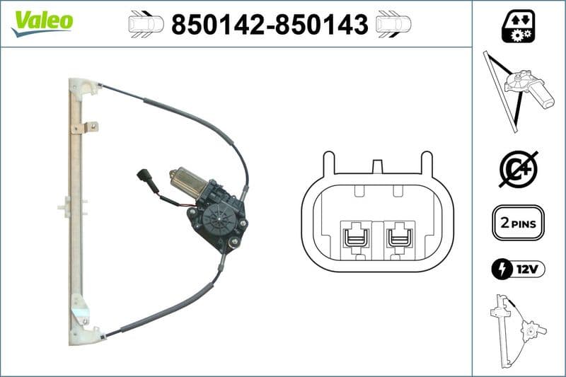 Radiatorventilator (met huisvesting) past: FORD TOURNEO CUSTOM V362, TRANSIT, TRANSIT CUSTOM V362, TRANSIT V363 1.0H-2.2D 10.11-