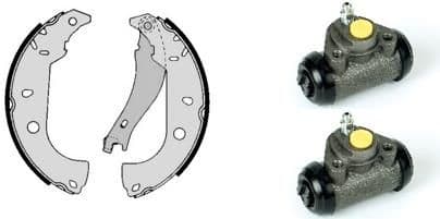 Wiellager kit Achter Links (26x50x14) past: KIA PRIDE  MAZDA 121 I 1.1/1.3 10.87-09.01
