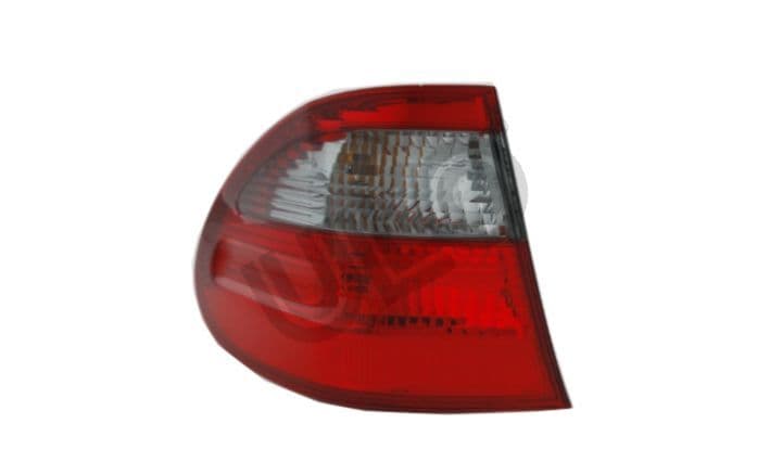 Achterlicht Links (extern, kleur indicator geel/grijs gerookt, kleur van het glas red) past: MERCEDES E-KLASA W211 Stationwagon 03.02-07.09