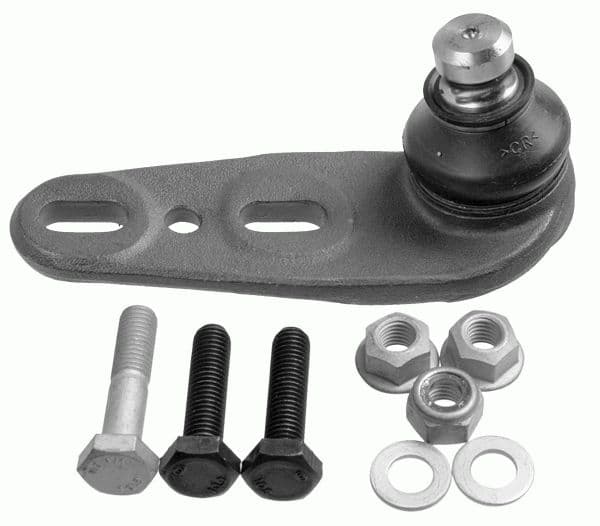 Kogelgewricht van de as Rechts (bodem voor) (diameter kegel 19mm, met extra's) past: AUDI 80 B3, 90 B3, COUPE B3 1.6-2.3 06.86-