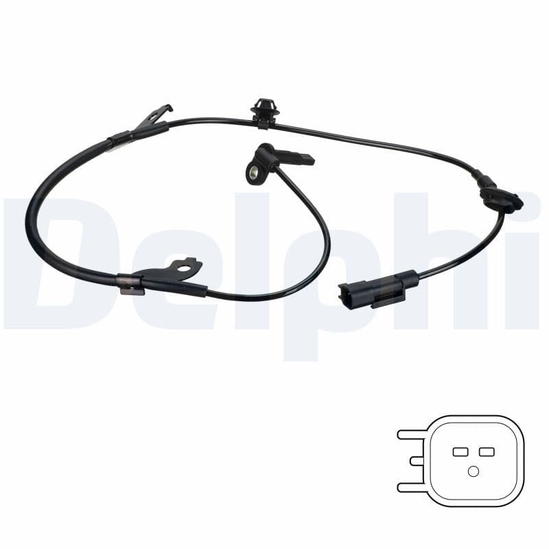 ABS-sensor Voor Links past: MITSUBISHI ASX, LANCER VIII, OUTLANDER II, OUTLANDER III 1.5-3.0 11.06-