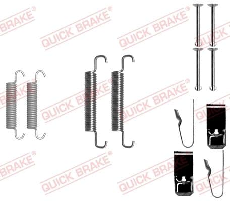 Accessory Kit, parking brake shoes