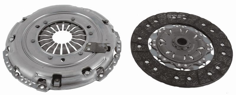 Zelfstellende koppelingskit (240mm) past: SKODA SUPERB III  VW ARTEON, PASSAT B8 2.0D 11.14-