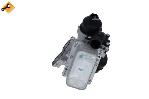 Olie radiator (met oliefilterbehuizing  met zegel) past: NISSAN PRIMASTAR, QASHQAI I, X-TRAIL, X-TRAIL II  OPEL VIVARO A  RENAULT ESPACE IV, GRAND SCENIC II, GRAND SCENIC III, KOLEOS I 2.0D 08.05-