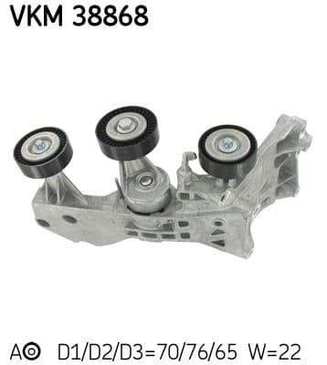 Multi-V riemspanner past: MERCEDES A (W169), B SPORTS TOURER (W245) 1.5/1.7/2.0 09.04-06.12